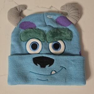 Disney Pixar Monsters Inc. Sullivan Sulley 3D Beanie Hat Cap OSFM Blue